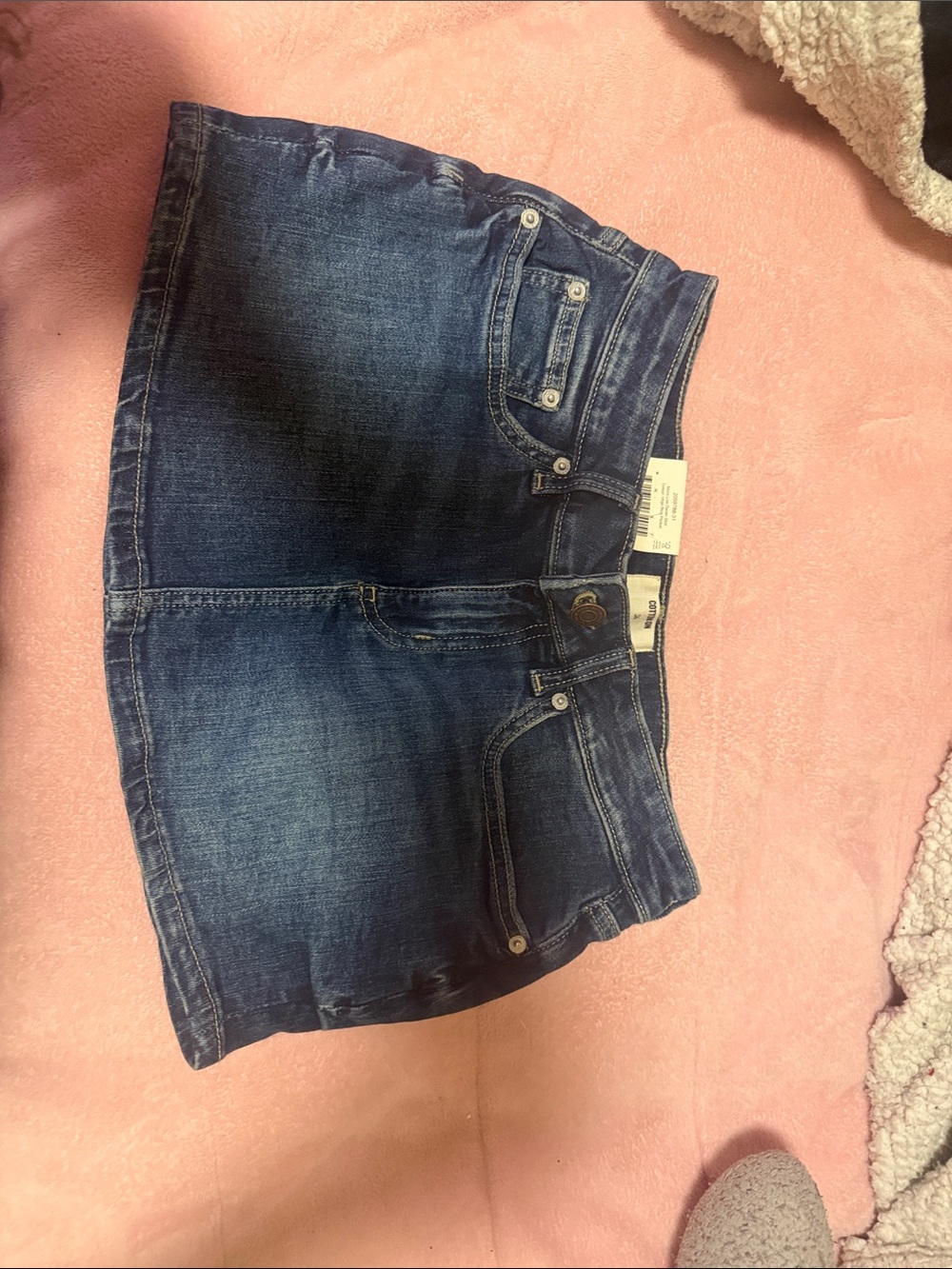 Cotton On Blue Denim Mini Skirt